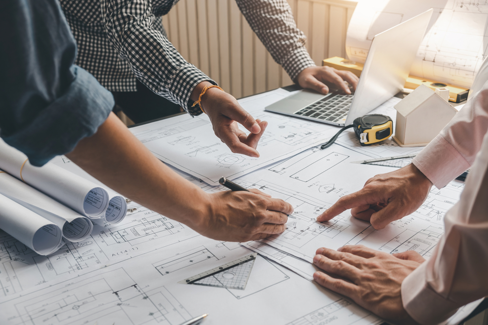 People working on electrical designs